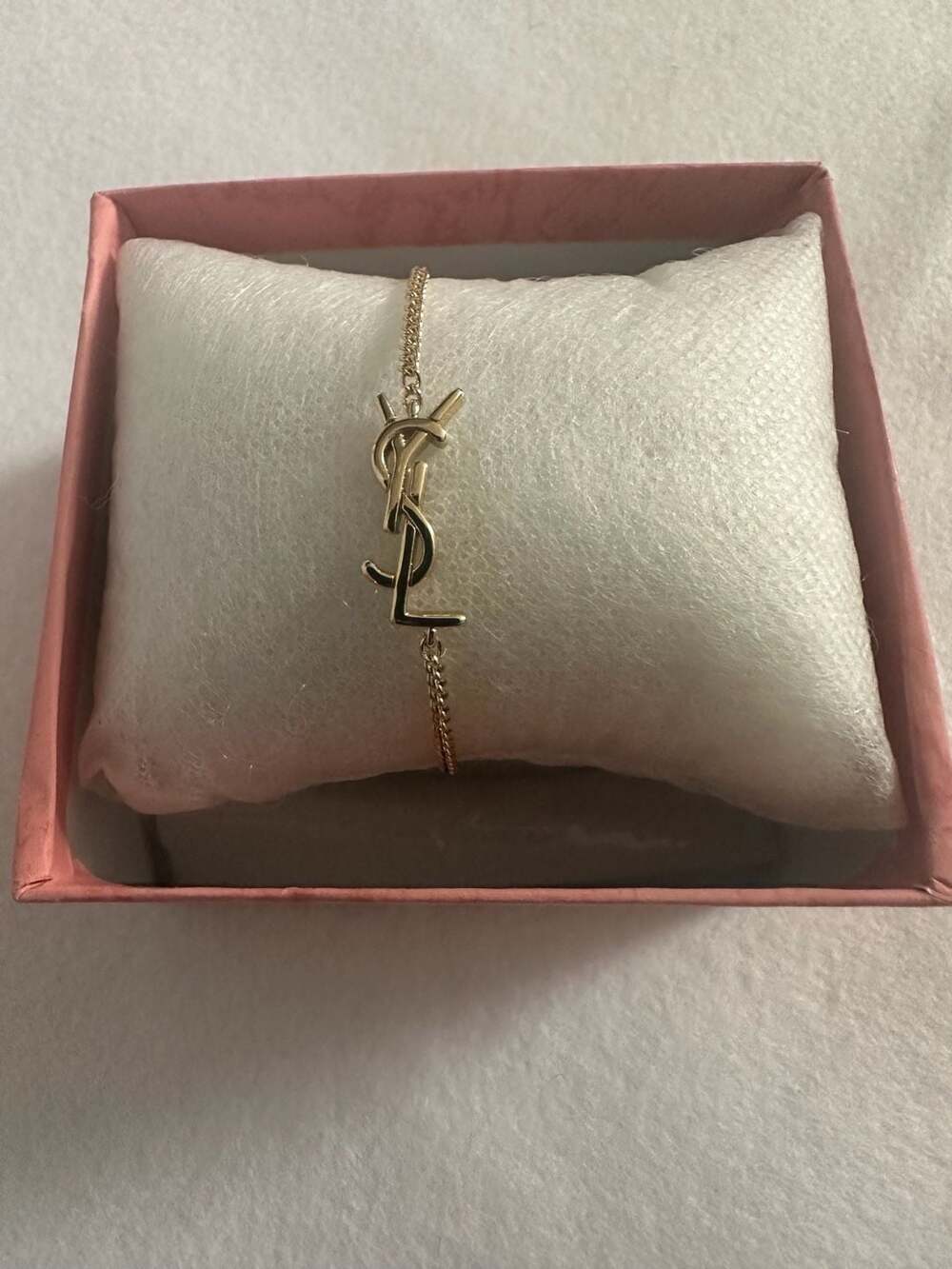 Saint Laurent YSL Opyum Charm Bracelet Gold Brass